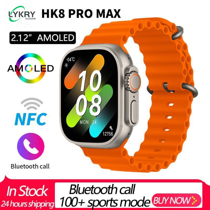 HK8 Pro Max Gen 2 Ultra AMOLED 2023 SmartWatch 49mm Screen Series 8 Compass  ChatGPT NFC Voice Assistant Men Original Smart Watch - AliExpress