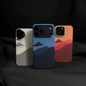 Mountains  Case Shell for iPhone 16 17 Pro Max Wireless Magnets Charging Cover Camera Lens Frame Protective Phone Coques