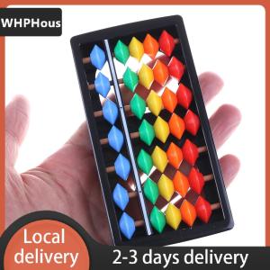 [COD] WHPHous Ship within 24 hours Mini Plastic Abacus Arithmetic 7 Digits Kids Maths Abacus educational Toys
