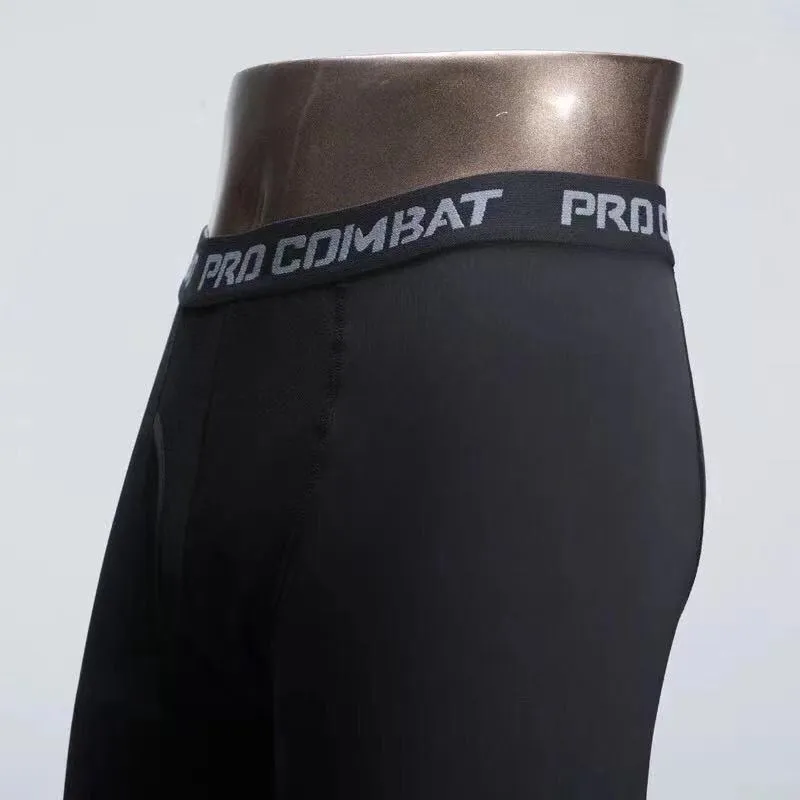 Pro Combat Compression 3/4 Tights Leggings Cool Dry Sports Tights