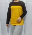 Kaos polos reglan KOMBINASI KUNING-HITAM Uk XXS(20) XS(20) S M L XL XXL. 