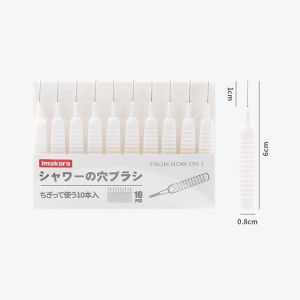 10PCS Shower Head Cleaning Brush Anti-clogging Fine Holes Brush Nylon Gap Hole Cleaning Tool For Window Slot Phone