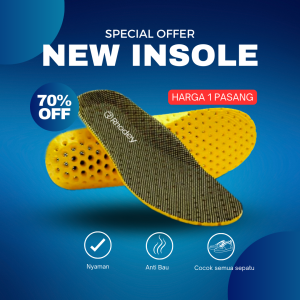 (Bayar Ditempat) (COD) Rhodey Insole Alas Kaki Sepatu Sport - Y3Y27