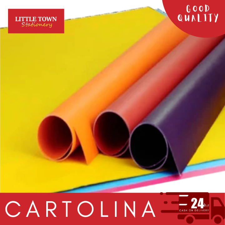 Cartolina Colored Paper 12 Sheets (Random/Assorted)