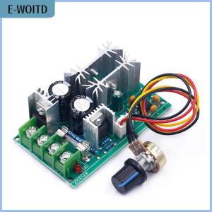 【E-WOITD】 DC 10-60V Motor Speed Control Regulator PWM Motor Speed Controller Switch 20A