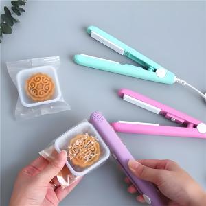 Handheld Mini Portable Heat Sealing Machine Food Vacuum Seal Packing Plastic Impulse Sealer Bag Clip