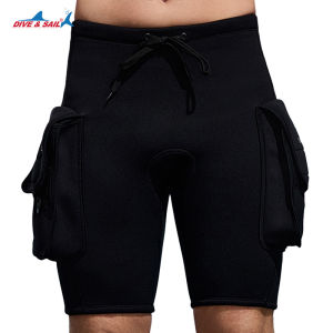 3MM Diving Shorts Snorkeling Large-pocket Warm Diving Pants Snorkeling Surfing Sailing Diving Equipment