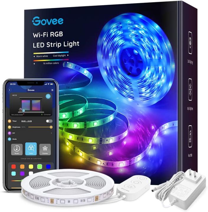 Govee Smart WiFi LED Strip Lights Works with Alexa, Google Home