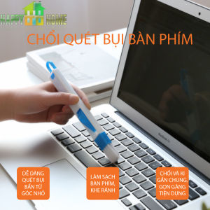 Chổi( Cọ) Lau Bụi Rãnh Cửa Sổ Bàn Phím Máy Tính Đa Năng