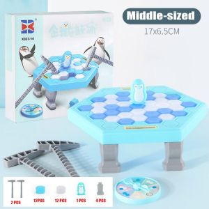 SAVE THE PENGUIN MINI TRAP GROUP FAMILY FUN GAMES TOYS Ice Breaking Saving The Penguin Table Game