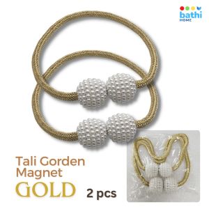 Tali Pengikat Gorden Rayon Magnet Bola Mewah 2 pcs Tiebacks Curtain BATHI-A65