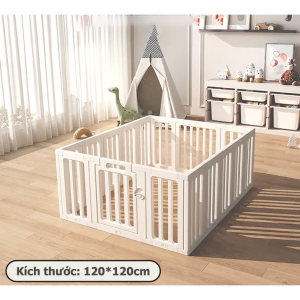 Quây Cũi cho bé Chất Liệu Nhựa Nguyên Sinh An Toàn Thiết Kế Thời Trang Dành Cho Bé 1-5 Tuổi