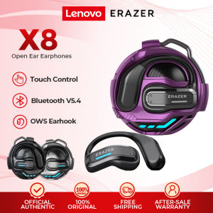 Lenovo ERAZER X8 AI Translator Earbud Bluetooth Earphone OWS Open Earphone Gaming Wireless Earbuds Low Latency Waterproof HIFI Sound Quality Bluetooth 5.4
