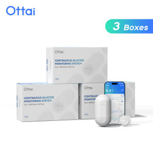 Ottai Continuous Glucose Monitoring 3Sets 42Days*24Hours Real-time Monitoring Sensor Blood Glucose Meter