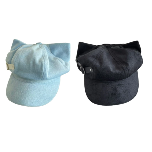 Vui tươi mèo Mũ bịt tai hợp thời trang bên mũ ngọt ngào Mũ dành cho người lớn hoạt động ngoài trời cho mặc giản dị