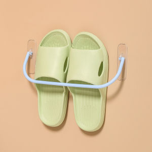 Bathroom No Punching Wall-mounted Shoe Racks Hanging Holder Shoes Slippers Drain Storage Rack Household Shoe Organizer