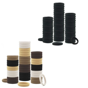 100pack Elegant Elastic Hair Rings Everyday Use Hair Band Sports Hair Elastics for Creating Neat Hairstyles