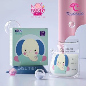 Túi Trữ Sữa Kichilachi 250ml Có Khóa Zip Chắc Chắn Chống Rò Rỉ