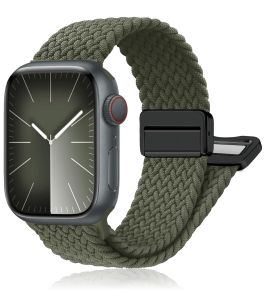 Dây đeo bện cho Apple Watch Series 11 9 45mm 44mm 42mm 41mm 40mm 38mm Dây nylon co giãn cho iWatch Ultra 2/1 49mm Series 11 9 8 SE 7 6 5 4 3 2 1 SE 3/ultra 3