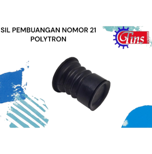 SEAL PEMBUANGAN MESIN CUCI POLYTRON ORIGINAL NO 21 SIL PEMBUANGAN MESIN CUCI DUA TABUNG SEAL KARET