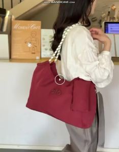 2026 New Yoga Tote Bag Nylon Waterproof Large Capacity Shoulder Bag With Coin Pouch Detachable Crossbody Strap Knitted Handle Casual Commute Gym Travel Women Handbag
