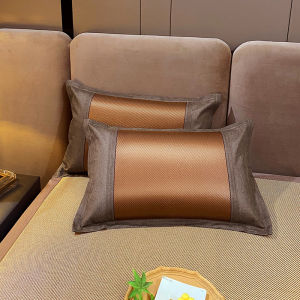 SUNLIGHT HOME 1 Pair Ice Cooling Pillowcase2 Pieces Rattan  Pillow CaseBreathable Pillow Cover