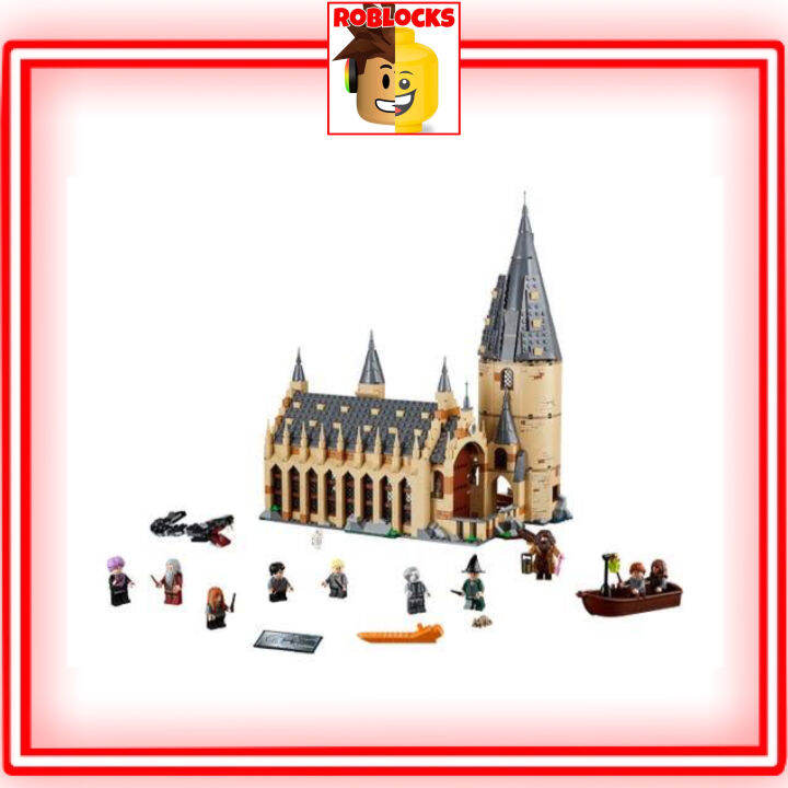 924pcs Harry Potter Toy Hogwarts Great Hall Building Blocks Brick Set ...