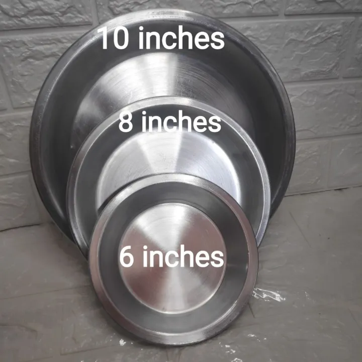 Set of Aluminum Pie Plates Inside Sizes: 6\