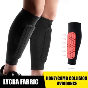 [cheerfulhigh]1pc Outdoor Football Shin Guard Pads Honeycomb Running Calf Protective Gear