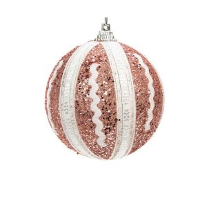 HCHC MALL 8cm Christmas Decorative Ball Delicate Creative Christmas Tree Pendant DIY Supplies Waterproof Hanging Ornament Background Layout