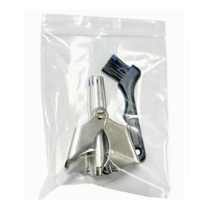 Nose Hair Trimmer Stainless Steel Manual Mechanical Shaving Razor Washable Hair Removal Tool Brush