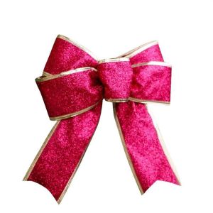 HOUCHU 1PC Large Hanging Pendant Christmas Bows Bowknot Butterfly  Bow Xmas Party Supplies Home Decor Ribbon Bows Christmas Tree Ornaments