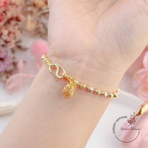 สร้อยข้อมือสองกษัตริย์ ห้อยถุงทองเรียกทรัพย์ เสริมสิริมงคล ค้าขายดี พร้อมส่ง💰