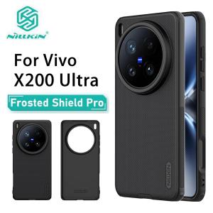 For Vivo X200 Ultra Phone Case Nillkin Super Frosted Shield Pro Hard PC+TPU Shell Shockproof Back Cover