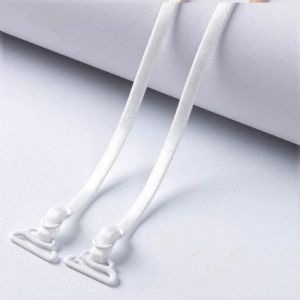 CLM 1คู่ ชุดชั้นใน สายรัดบรา สายรัดไหล่ 0.5 ซม. กว้าง ยืดหยุ่น ปรับได้ ไขว้ สบาย กันลื่น bra strap