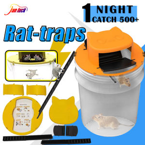 💥 Catch mice 1000💥 mousetrap cat shaped double hole auto flip recovery food bait safe and non-toxic suitable for indoors kitchen reuse smart mouse trap Rat-traps