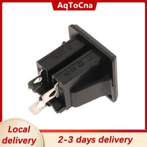 [COD] AqToCna Ship within 24 hours 5pcs Black 15A 125V Copper American Japan Canada Mexico 3 Pin Elcectrical AC Power Socket Universal US Standard Industry Socket