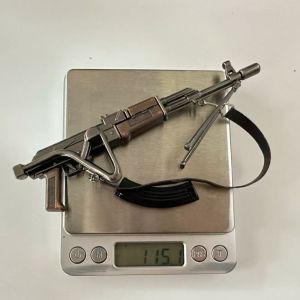 Thu nhỏ quy mô 1:6 kim loại thiết bị trò chơi mô hình 19cm Hợp kim đồ trang trí bàn & Mô hình nhân vật phụ kiện với kẹp có thể tháo rời Bipod & dây đeo mát món quà sinh nhật cho game thủ và nam giới