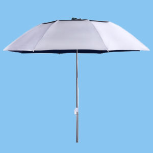 Folding portable trifold outdoor parasol