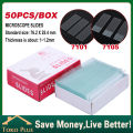 50Ppcs/Box Object Glass 7101 7105 Microscope Slides Kaca Mikroskop Slides Kaca Preparat Objek Glas Kaca Benda. 