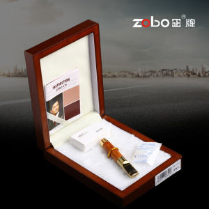 Zobo ZB302 Pipa Filter Saringan Asap Permanen Khusus 8mm Standard Dengan Box Kayu Keren Untuk Koleksi