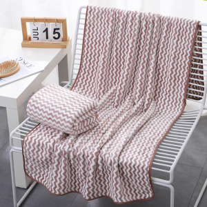 ผ้าเช็ดตัว สาเกรังผึ้ง ผ้าขนหนู ขนาดใหญ่พิเศษ 90*170cm เนื้อนุ่มสบาย ซับน้ำได้ดี คุณภาพสูง ส่งไว