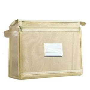 Hai lớp lưới túi đựng hồ sơ ví đựng tài liệu mang Túi Cầm Tay nhãn trong suốt cửa sổ cầm tay Cuốn sách mang trường hợp