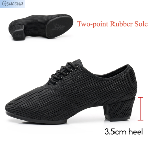 New Womens Latin Dance Shoes Soft soled Universal Dance Shoes Female Adult modern dance National Standard Outdoor Mesh Dance Shoes