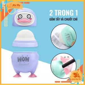 Chuốt gọt bút chì 1 lỗ kèm tẩy - Con vịt Stacom PS212