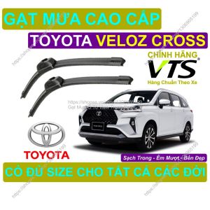 Gạt Mưa Silicon Kính Lái Toyota Veloz Cross Cặp Gạt M.ưa Kính Lái Toyota Veloz Cross Có Đủ S.ize Cho Các Đời