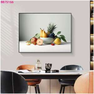 Himalaya Painting 70cmx100cm Fruit Design Frameless or Aluminum Frame Sintraboard Decorative Wall