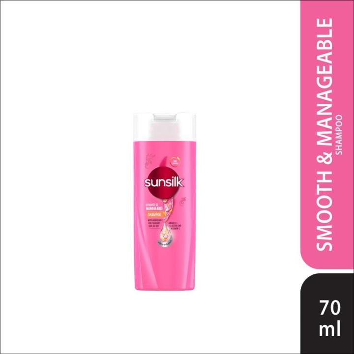 SUNSILK Smooth & Manageable Shampoo 70ml 70Ml Regular Size
