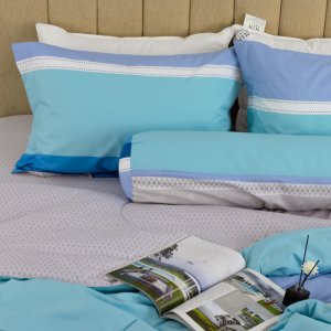 Bộ drap áo gối kèm mền chần NIN Calisto 2024 1m6 1m8 ga giường cotton bo chun bọc nệm bedding set bedsheet with comforter set duvet quilt