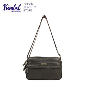 Kimbel HGZL1023 Sling Bag Small Size Synthetic Leather Brown Crossbody Bag for Men